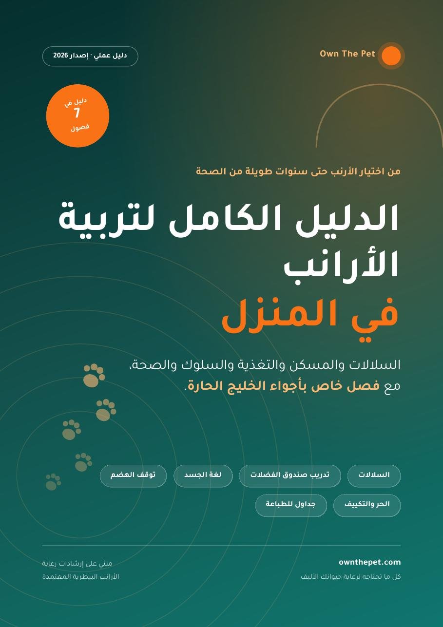 الدليل الكامل لتربية الأرانب في المنزل